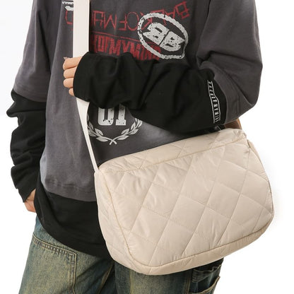 Plain Crossbody Bag Quilted