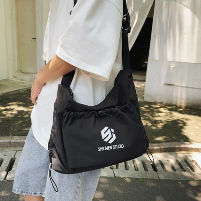 Bag Lettering Crossbody Drawstring