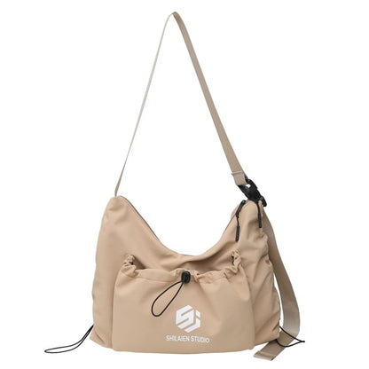 Bag Lettering Crossbody Drawstring