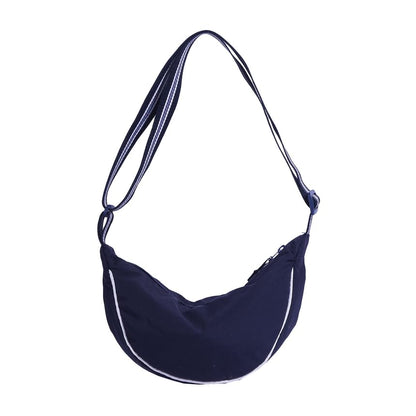 Striped Crossbody Trim Bag Strap Contrast