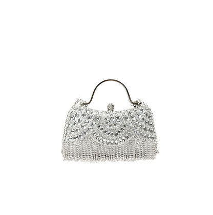 Bag Rhinestone Chain Crossbody Tasseled