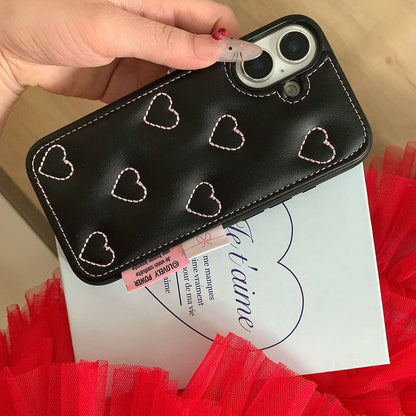 Faux Leather Star Phone Case / Strap