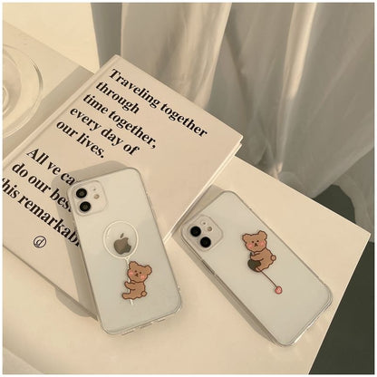Bear Transparent Phone Case