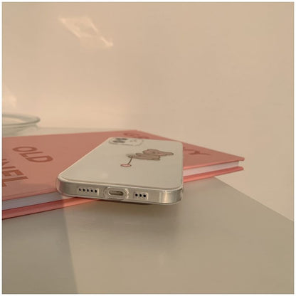 Bear Transparent Phone Case