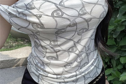 Pants Plain Waist Chained High Hot