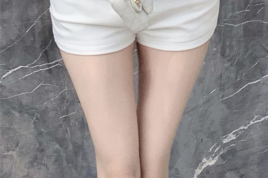 Pants Plain Waist Chained High Hot