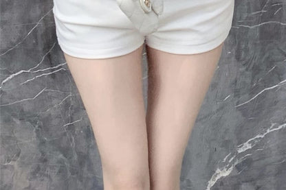 Pants Plain Waist Chained High Hot