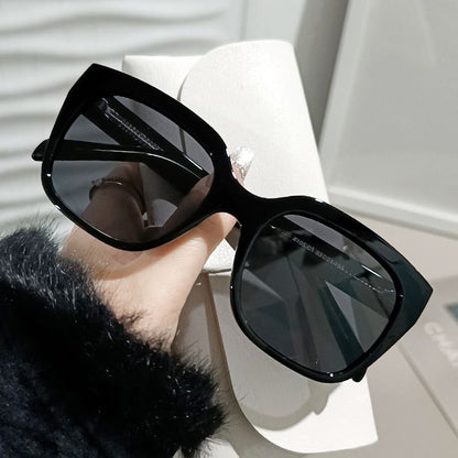 Oversized Plain Square Sunglasses