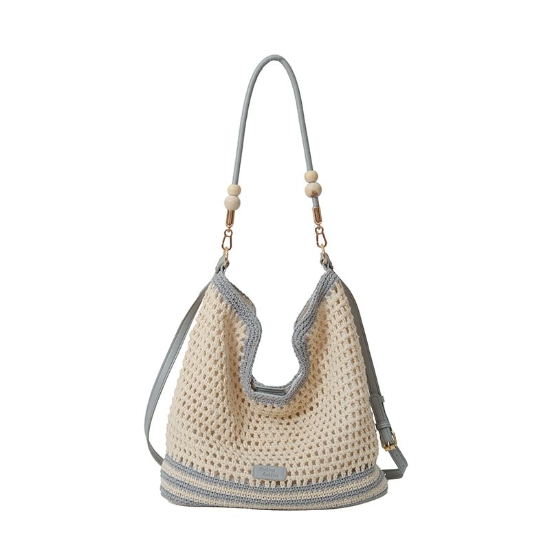 Woven Tote Striped Bag