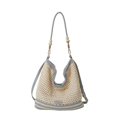 Woven Tote Striped Bag