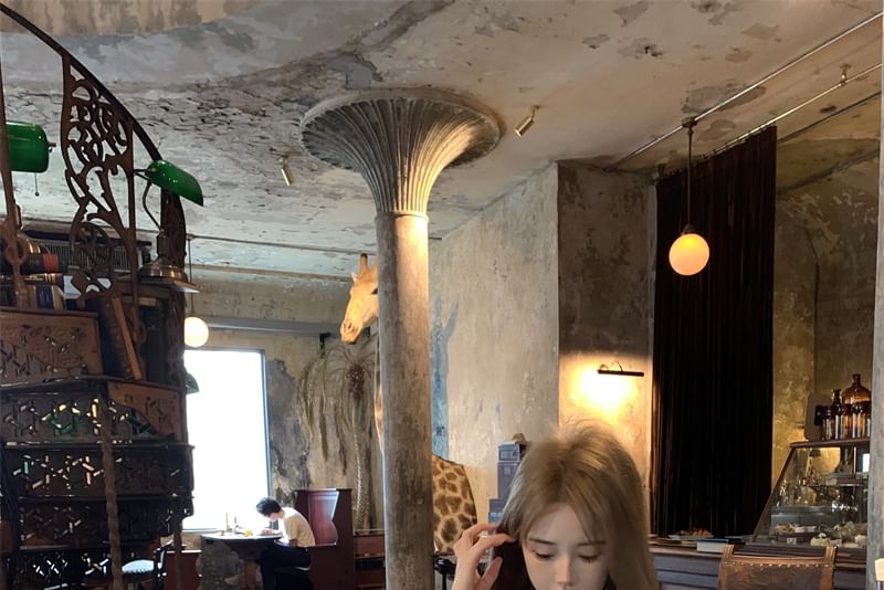 Lace Mini Waist Panel High / Blouse Fit Short-Sleeve Slim Skirt A-Line