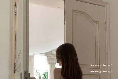 Rise A-Line Plain T-Shirt Off-Shoulder Fit Skirt Long-Sleeve Mini Ruched Slim / Asymmetrical Tiered High