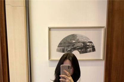 Square Neck Front Tie Sleeve Plain Peplum Blouse Short