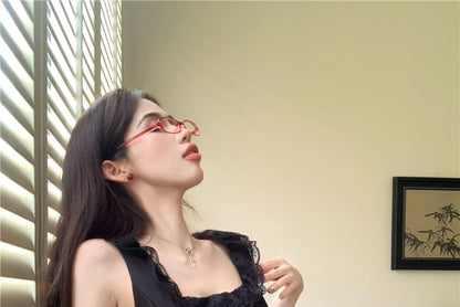 Frill Dotted / Plain Mini Neck Skirt Top Trim Square Sleeveless