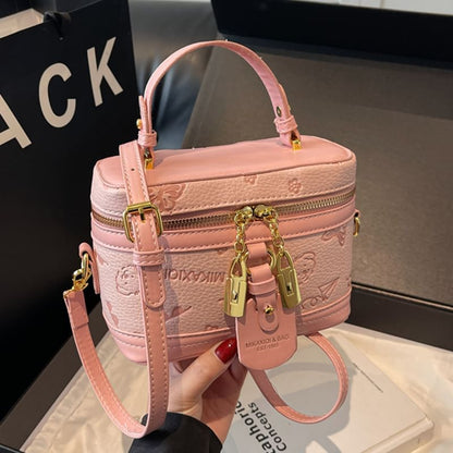 Crossbody Leather Print Faux Bag Cartoon