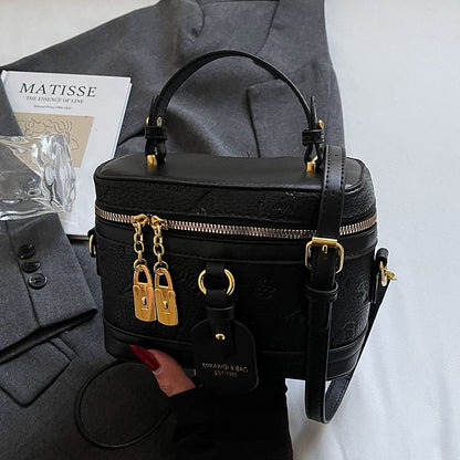 Crossbody Leather Print Faux Bag Cartoon