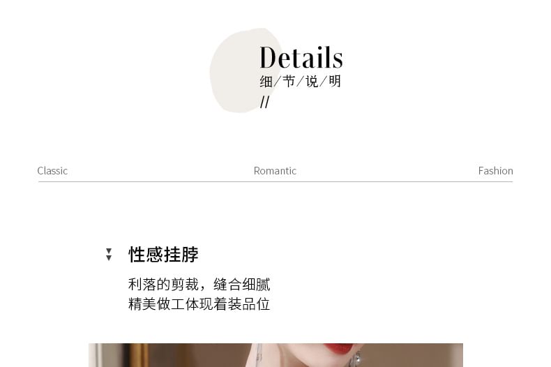 Neck Cutout Evening Gown Fringed Mock Back A-Line Pearl Halter Faux