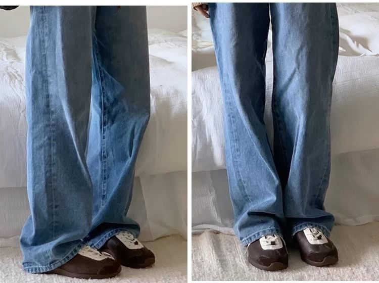 Leather Genuine Sneakers Tone Two Lace-Up