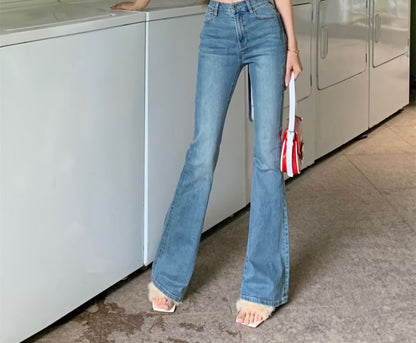 Jeans High Washed Waist Flared