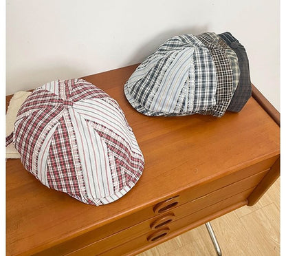 Newsboy Cap Plaid
