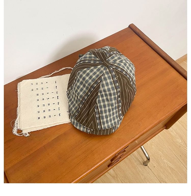 Newsboy Cap Plaid