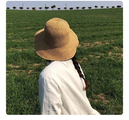 Straw Hat Plain Sun