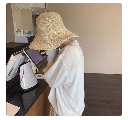 Straw Hat Plain Sun