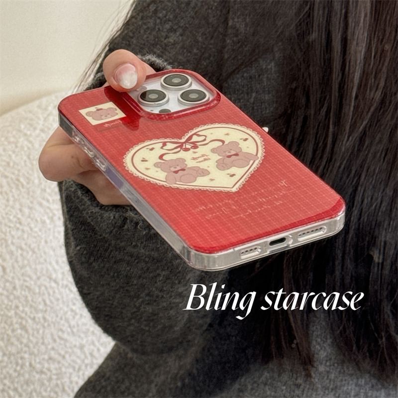 Heart Bear Magnetic (Compatible with MagSafe) Phone Case