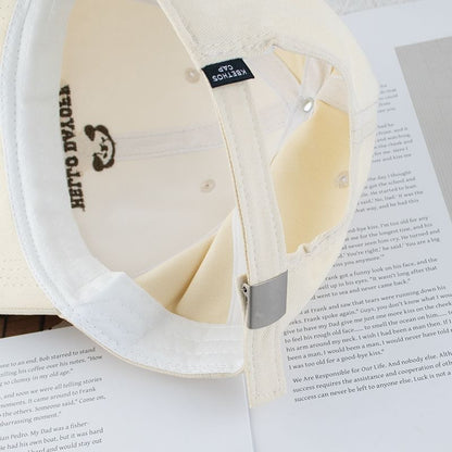 (Various Lettering Cap Animal Designs) Embroidered Baseball