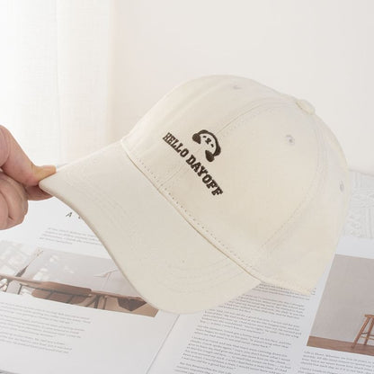 (Various Lettering Cap Animal Designs) Embroidered Baseball