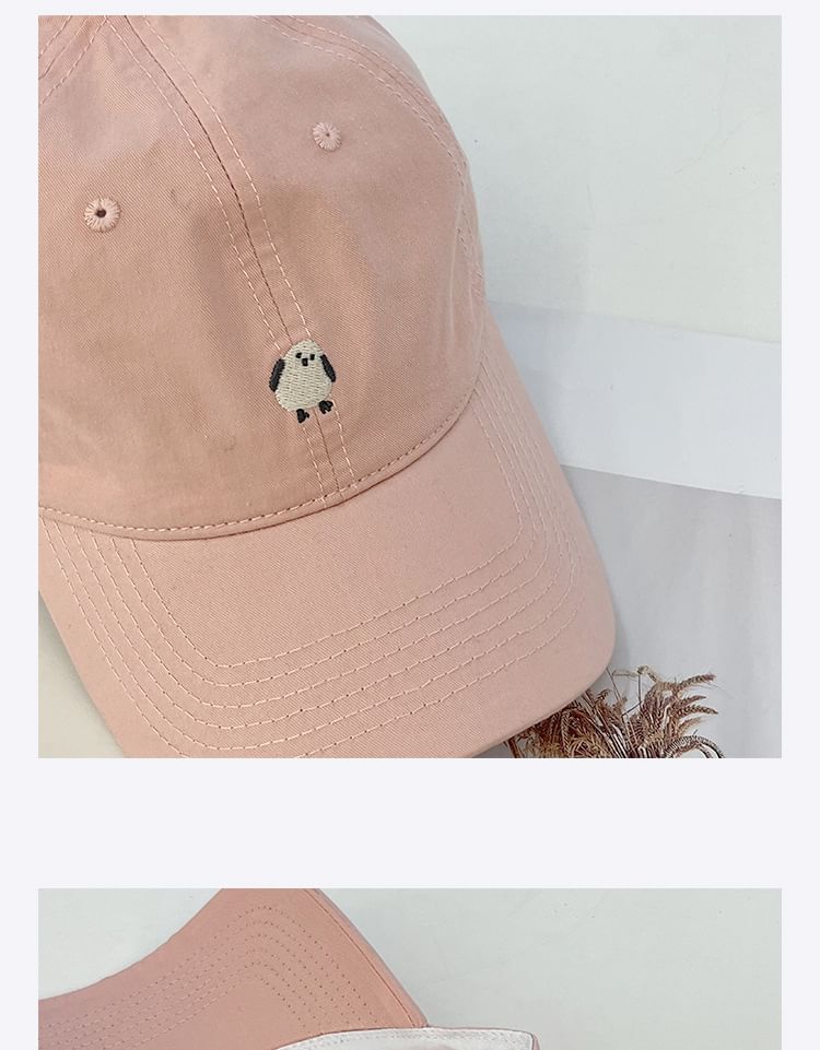 Cap Bird Baseball Embroidered