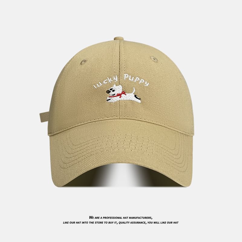 Cap Dog Embroidered Baseball