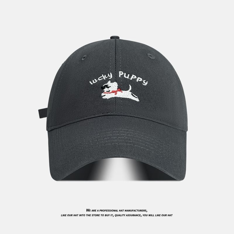 Cap Dog Embroidered Baseball