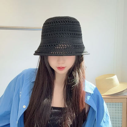 Hat Cloche Plain Straw