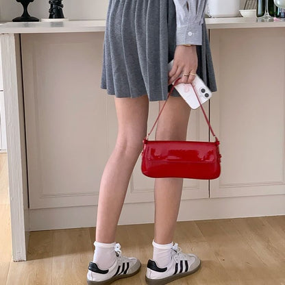 Shoulder Flap Patent Bag