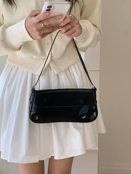 Shoulder Flap Patent Bag