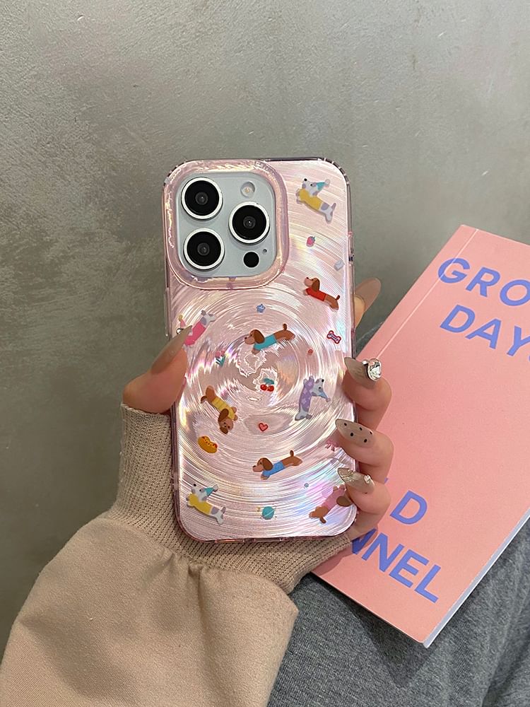 Dog Phone Set Strap Case /