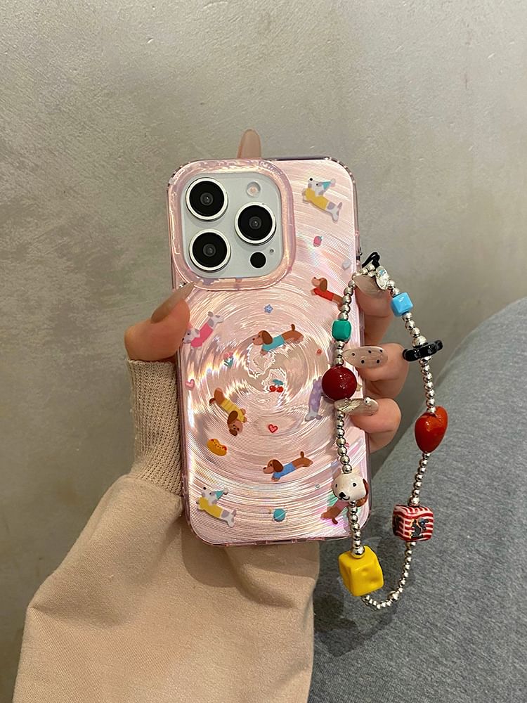 Dog Phone Set Strap Case /