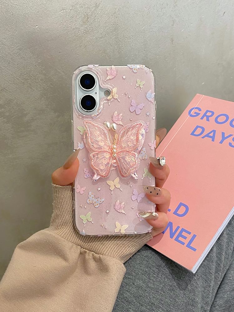 Butterfly Phone Case Strap Decoration Adhesive / Set