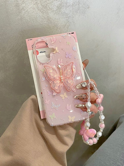 Butterfly Phone Case Strap Decoration Adhesive / Set