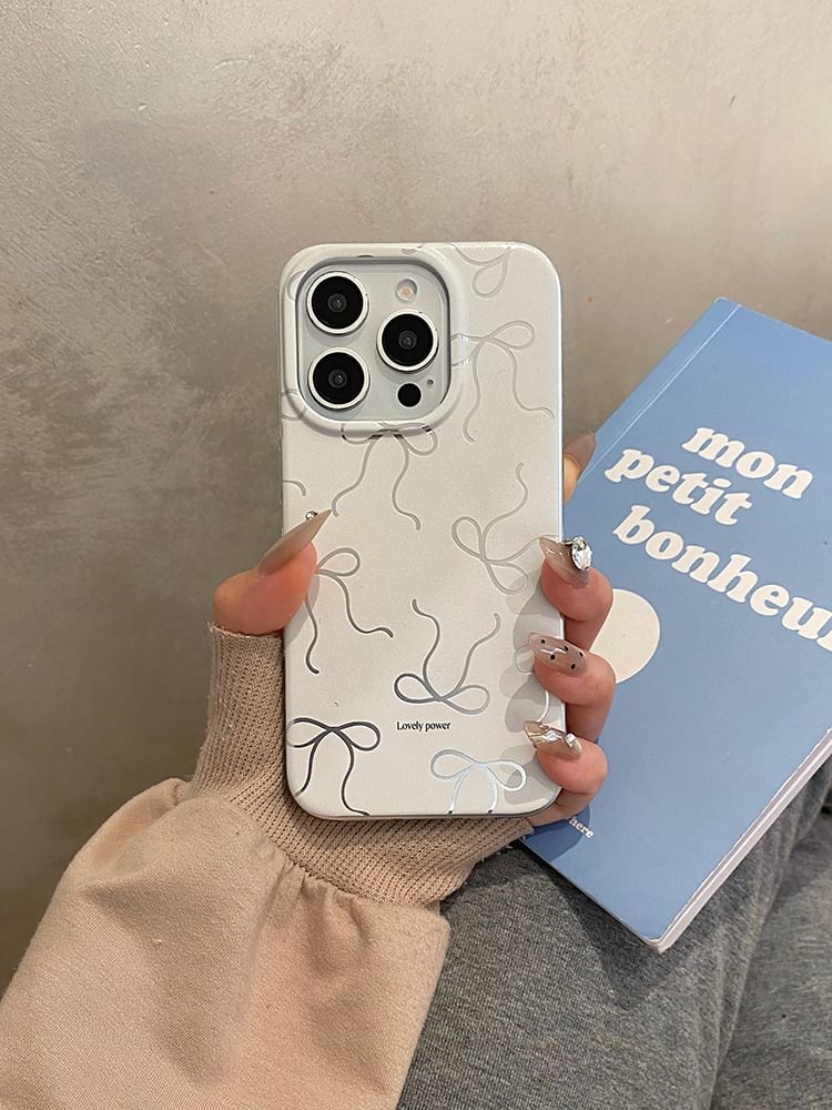Bow Strap Set Phone Case /