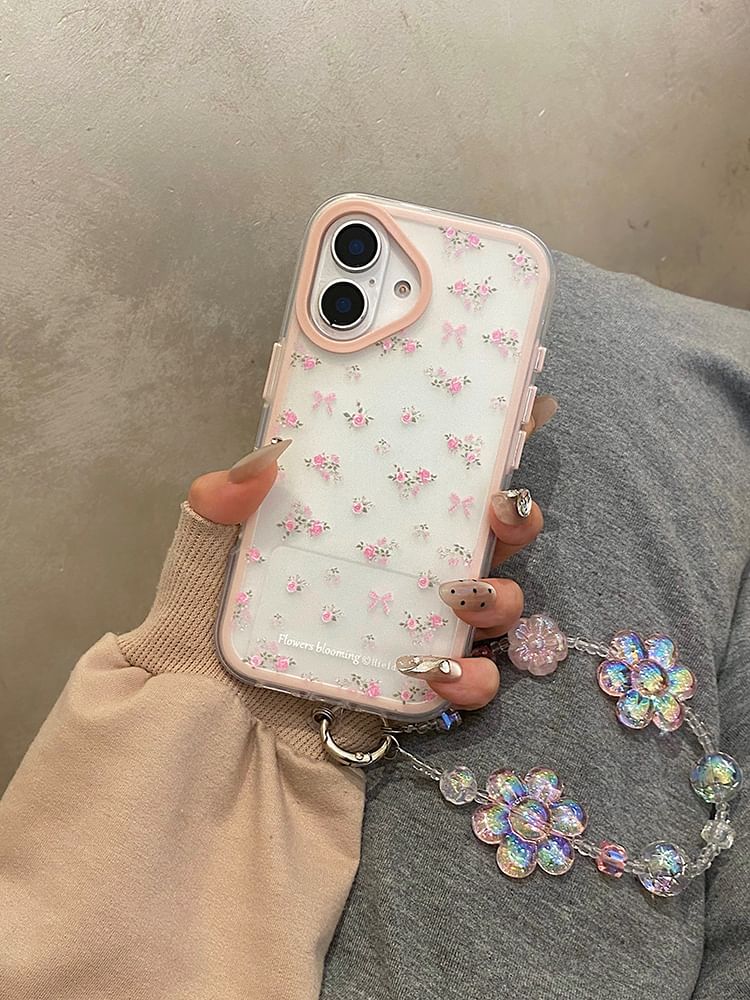 Case Floral Phone Set Strap /