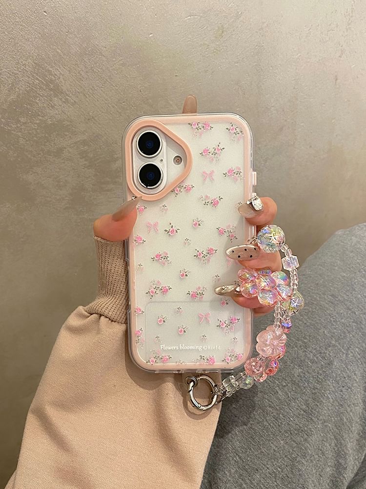 Case Floral Phone Set Strap /