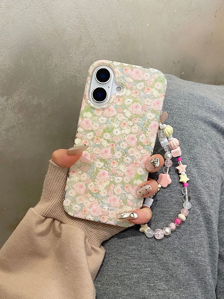 / Floral Set Phone Case Strap