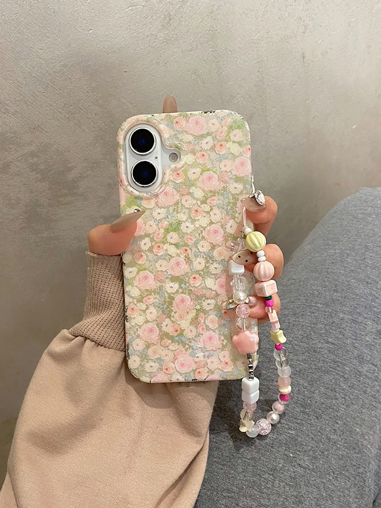 / Floral Set Phone Case Strap