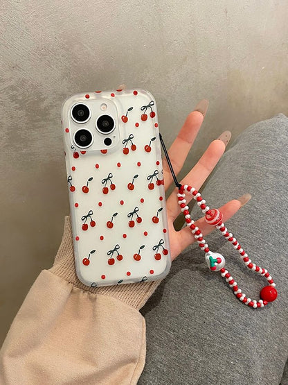 Set Strap Case Cherry Phone /