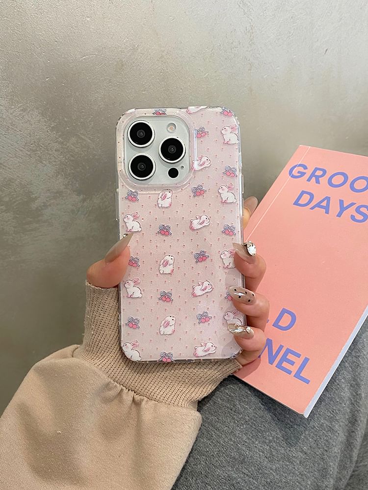 Set Case Strap Phone Rabbit /