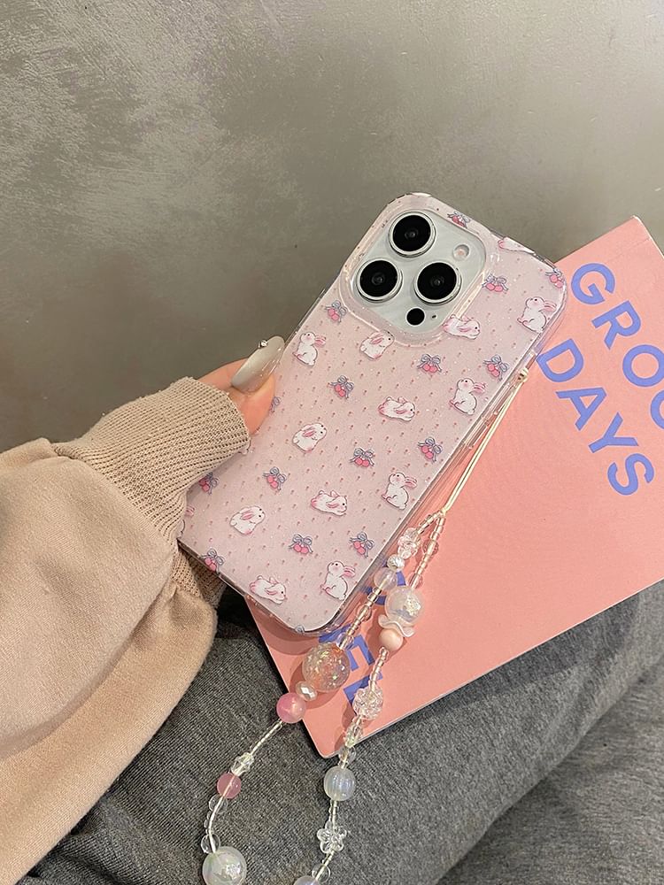 Set Case Strap Phone Rabbit /