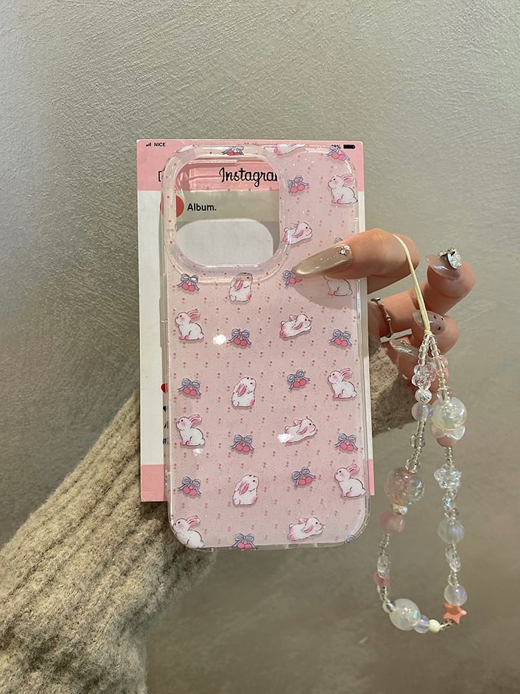 Set Case Strap Phone Rabbit /
