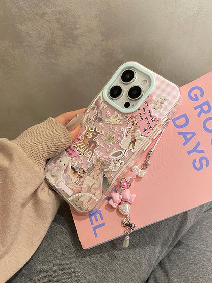 / Set Strap Case Phone Animal